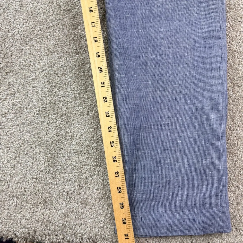 Murano Men’s Light Blue Linen-Blend Dress Pants